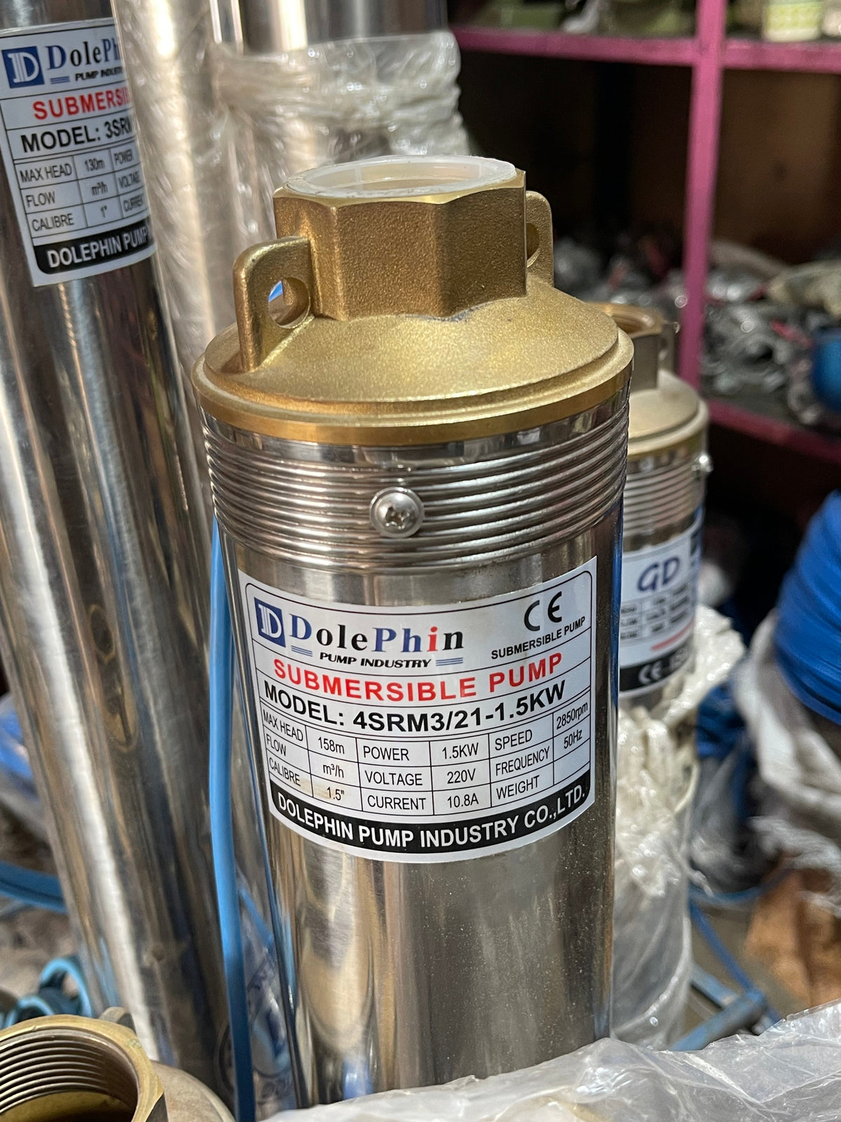 DOLEPHIN Submersible Pump 4SRM3/21 1.5 KW 2 HP